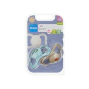 Air Silikon Napp 6-16 Månader Mam 2p