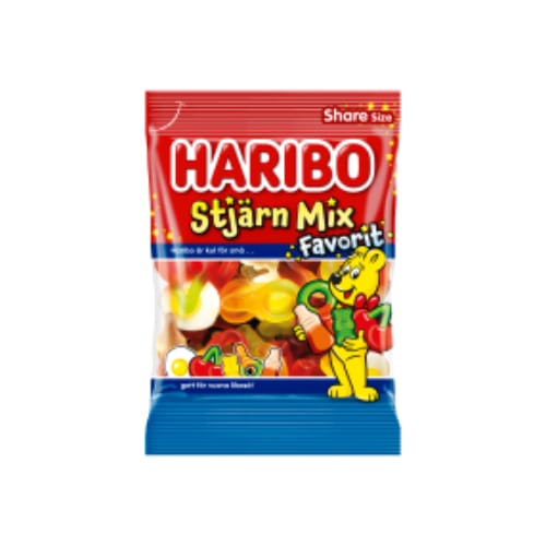Stjärnmix Favorit Haribo 170g