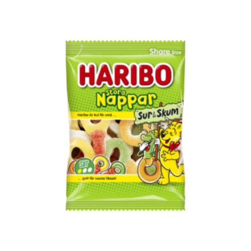 HAR Stora Nappar Sur & Skum  150 G