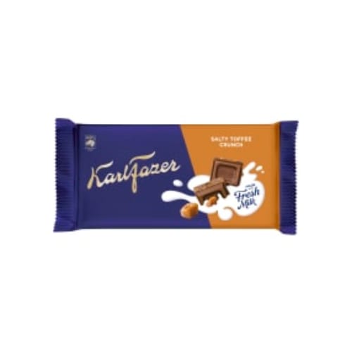 Fazer Salty Toffee Crunch Karl Fazer Chokladkaka  145g