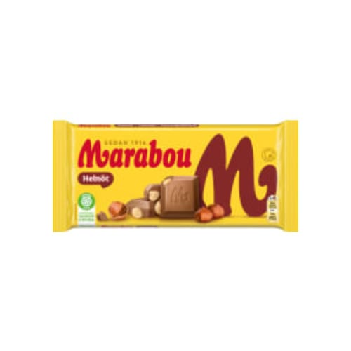 Helnöt Chokladkaka Marabou 200g