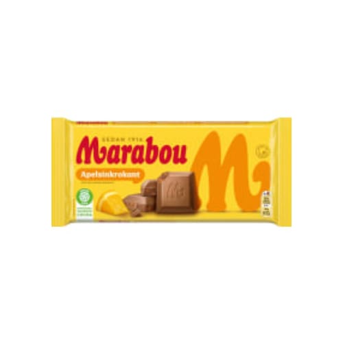 Apelsinkrokant Chokladkaka Marabou 200g