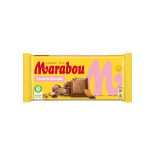 Frukt&mandel Chokladkaka Marabou 200g