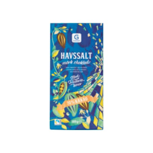 Havssalt Mörk Choklad 70% Kakao Garant 100g