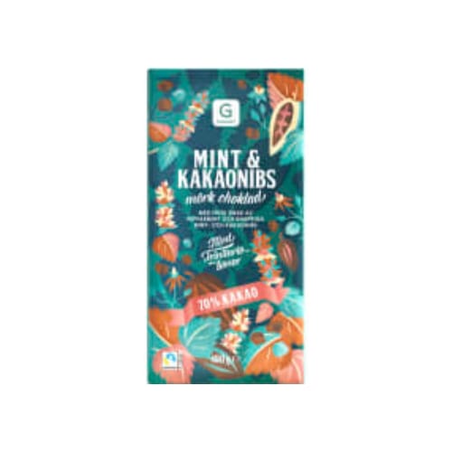Havssalt Mörk Choklad 70% Kakao Garant 100g
