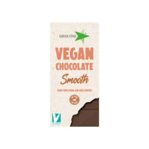 Smooth Vegan Chocolate Choklad Green Star 90g