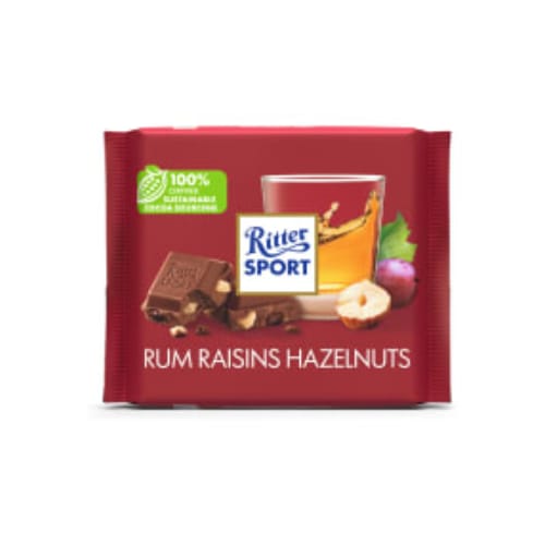 Rum Raisins Hazelnuts Ritter Sport 100g