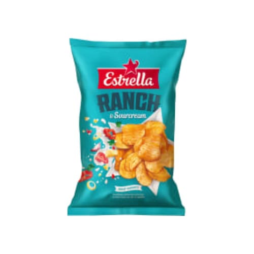 Ranch Sourcream Chips Estrella 175g