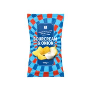 Sourcream Onion Chips Garant 250g
