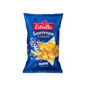 Sourcream Onion Chips Estrella 175g