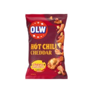 Hot Chili Cheddar Chips Olw 275g