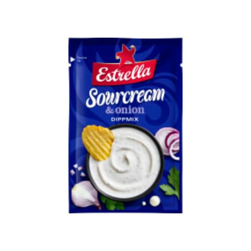 Dipp Sourcream Onion Dippmix Estrella 24g