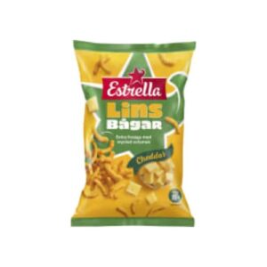 Linsbågar Cheddar Estrella 150g