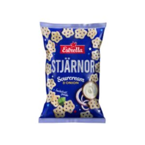 Stjärnor Sourcream & Onion Stjärnor Estrella 85g