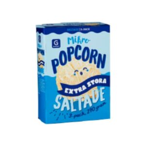 popcorn Mikro Extra Stora Saltade 3-pack Garant 270g