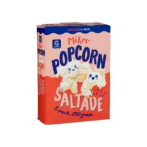 Popcorn Mikropop Salt Saltade 3-pack Garant 270g