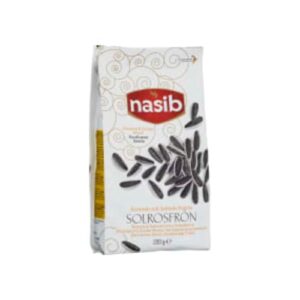 Solrosfrön Svarta Rostade & Saltade Nasib 220g