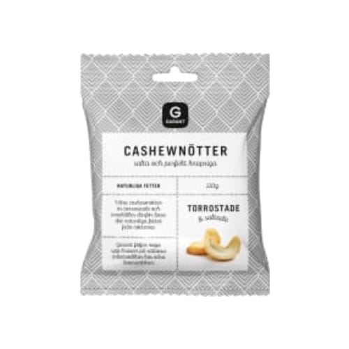 Cashewnötter Rostade Saltade Garant 110g