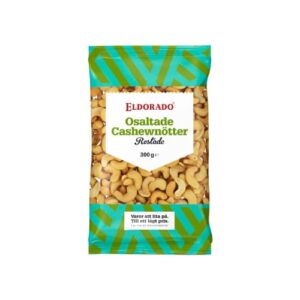 Cashewnötter Rostade Osaltade Eldorado 300g