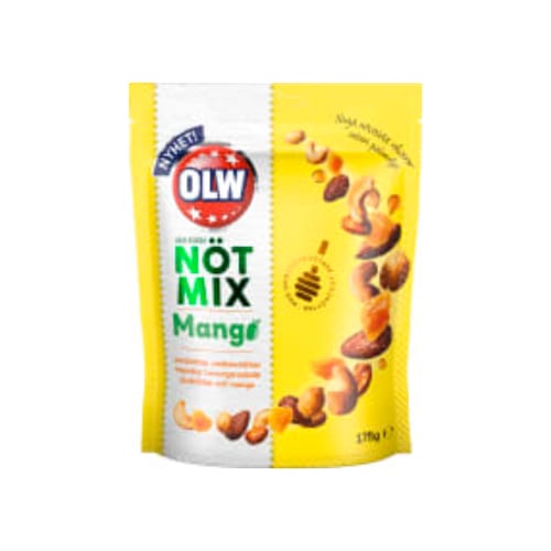 Nötmix Mango Olw 175g
