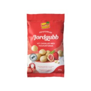 Frystorkad Jordgubbe Vit Choklad Yoghurt  125g