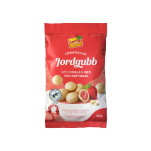 Frystorkad Jordgubbe Vit Choklad Yoghurt  125g