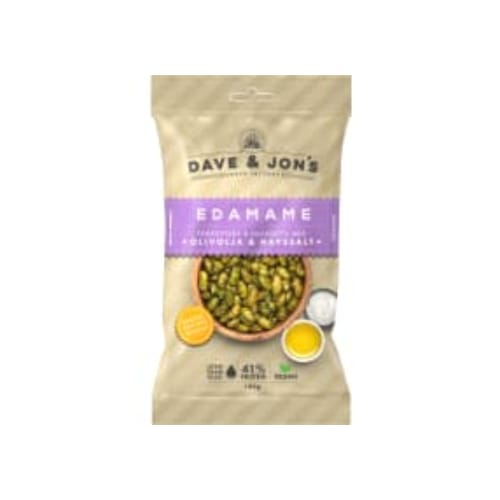 Edamame Rostade Havssalt & Olivolja Dave & 100g