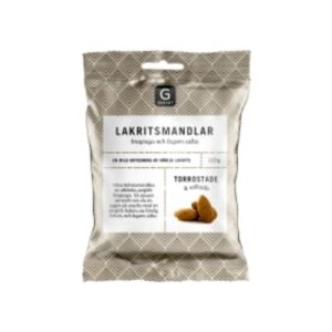Lakritsmandlar Torrostade Saltade Garant 110g