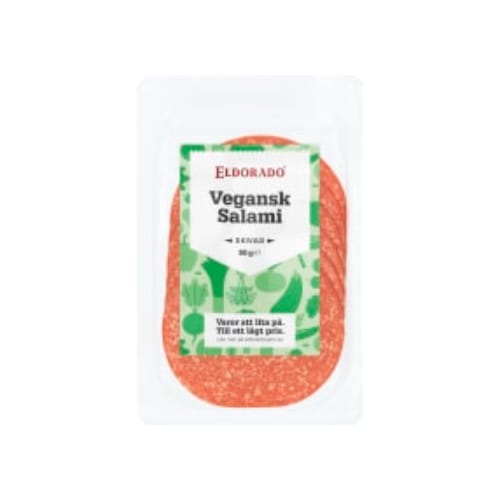 Vegansk Salami Skivad Eldorado 80g