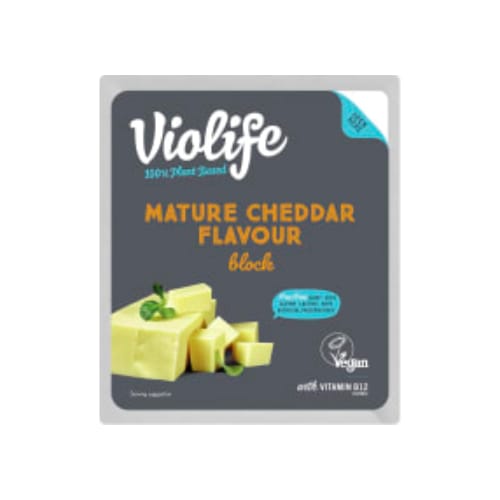 Block Cheddar Flavour Vegansk Violife 400g