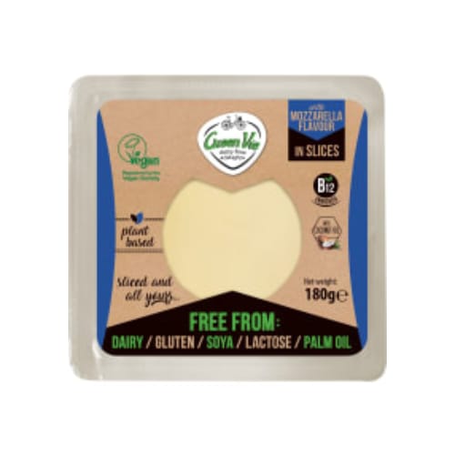 Mozzarella Flavour Vegansk Greenvie 250g