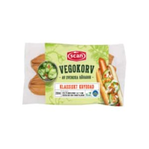 Vegokorv Klassiskt Kryddad Ovo-vegetarisk Scan 220g