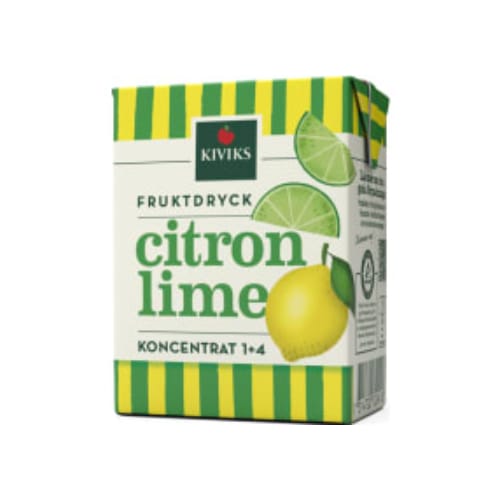 Citron Lime Fruktdryck Koncentrat Kiviks Musteri 2dl/1l