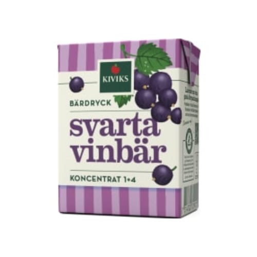 Svarta Vinbär Bärdryck Koncentrat Kiviks Musteri 2dl/1l
