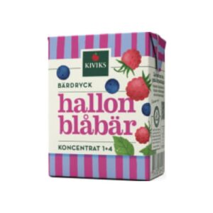 Hallon Blåbär Bärdryck Koncentrat Kiviks Musteri 2dl/1l