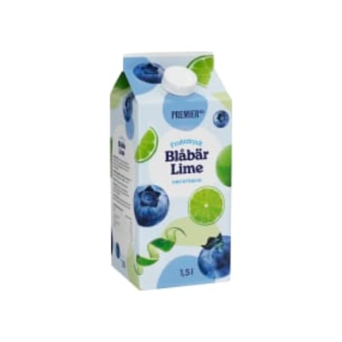 Blåbär & Lime Frukt- Och Bärdryck Premier 1,5l