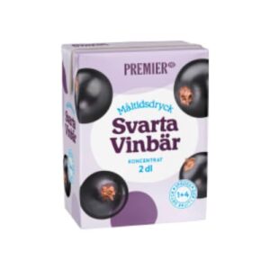 Svarta Vinbär Måltidsdryck Premier 2dl/1l