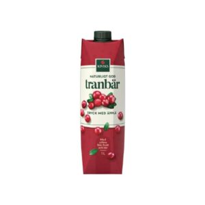 Tranbär Dryck med Äpple Kiviks Musteri 1l