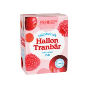 Hallon Tranbär Måltidsdryck Premier 2dl/1l