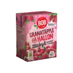 Granatäpple Hallon Lättdryck Bob 2dl/1l