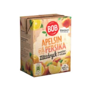 Apelsin Persika Lättdryck Bob 2dl/1l