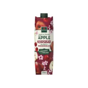 Äpple Körsbär Fruktdryck Kiviks 1l