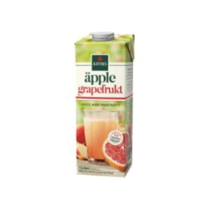 Äpple Grapefru med Fruktkött Juice Kiviks 1l