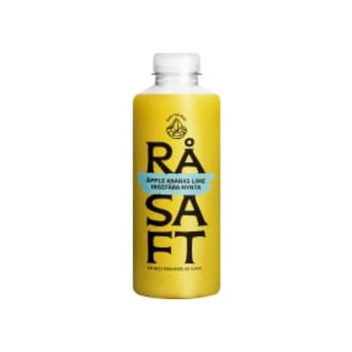 Äpple Ananas Lime Ingefära Mynta Kallpressad Juice Råsaft 700ml