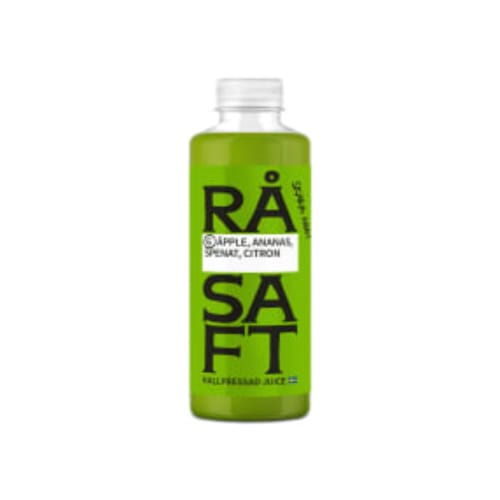 Äpple Ananas Spenat Citron Kallpressad Juice Råsaft 700ml