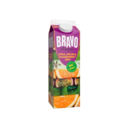 Äpple Apelsin Passionsfrukt Juice Bravo 1l