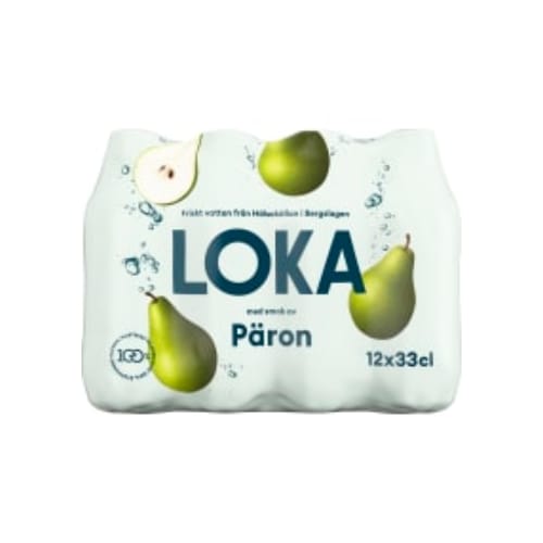 Päron Kolsyrat Vatten Pet Loka 12p/33cl