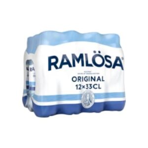 Original med Kolsyra Kolsyrat Vatten Pet Ramlösa 12p/33cl