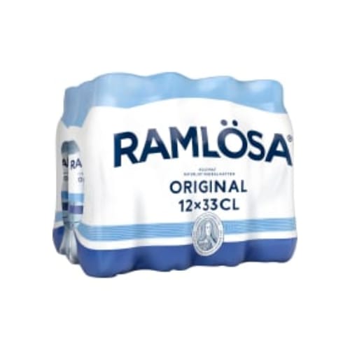 Original med Kolsyra Kolsyrat Vatten Pet Ramlösa 12p/33cl
