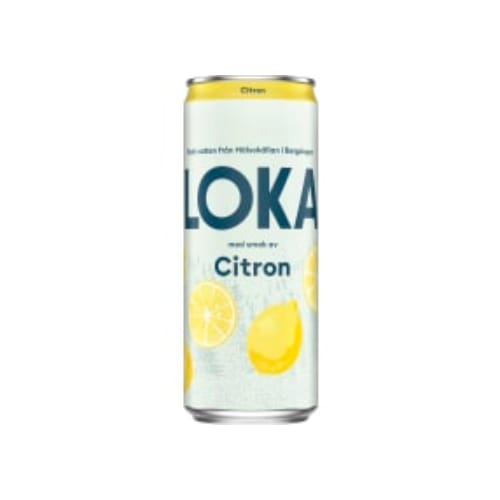 Citron Kolsyrat Vatten Burk Loka 33cl
